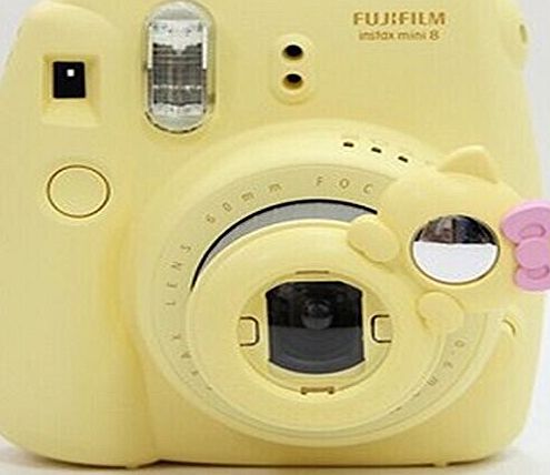 Generic Camera Close Up Lens Kitty Cat Yellow Self-portrait Mirror For Fujifilm Instax Mini 7s 8 Cameras
