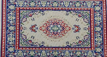 Generic Dollhouse Miniature Decoration Floor Rug Carpet Multicolored 14 x 10 cm
