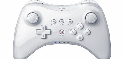 Generic Dual Analog Wireless Joystick Game Pad Controller for Nintendo Wii U Pro white