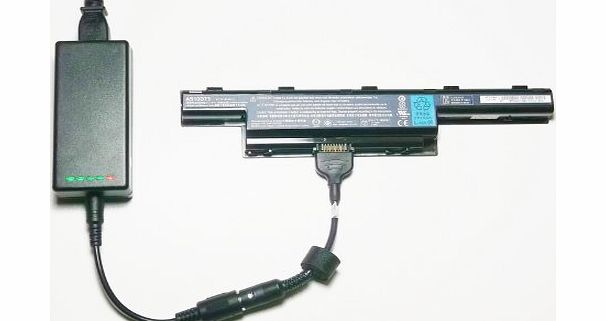 External (Standalone) Laptop Battery Charger for Acer Aspire E1-571 Series - Charges your battery outside the laptop