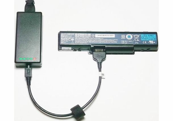 External (Standalone) Laptop Battery Charger for Packard Bell EasyNote TJ64, TJ65 Series - Charges your battery outside the laptop
