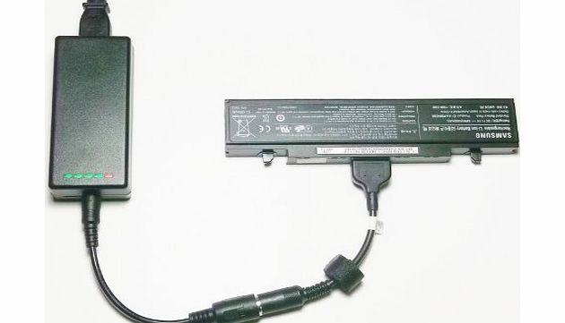 External (Standalone) Laptop Battery Charger for Samsung R530, R540, R560 Series - Charges your battery outside the laptop