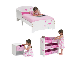 Generic Girls Toddler Bed   Bedside Table   6