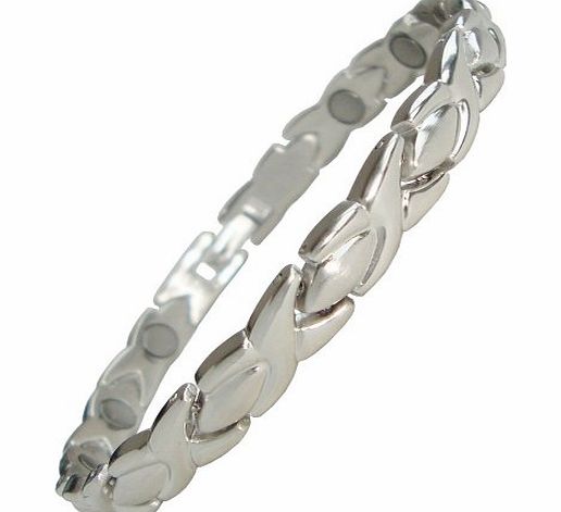 Generic Ladies Magnetic Therapy Bracelets (Silver)