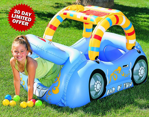 Leomark Inflatable Fun Car Ball Pit