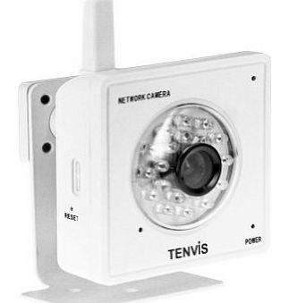 Mini Wireless IP/Network Surveillance Night Vision Camera with Video Monitoring and Phone Remote monitoring (White) 9x6x3