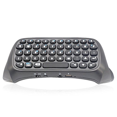 new Black Wireless Bluetooth Keyboard For PS4 Play Station 4 Controller