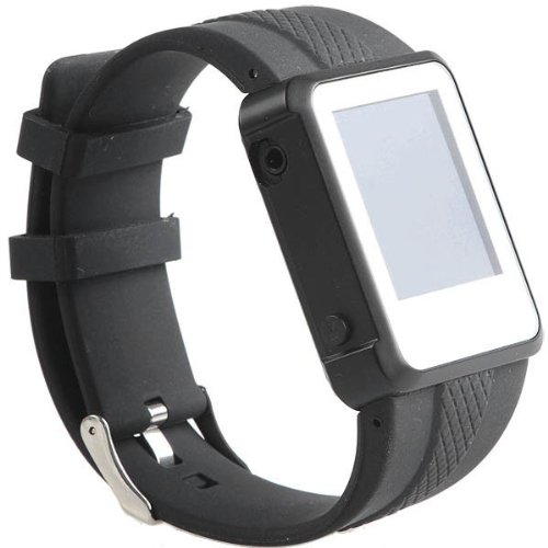 Often(TM) 4 GB Watch Shaped MP4 Player with Music Video Player E-book FM (Black)