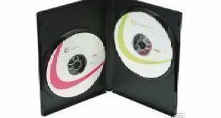 Generic Pack Of 10 - Double DVD CD Cases With Sleeve