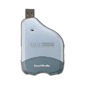 SmartMedia (3.3v  4-128MB)  Single Slot  USB 1.1 Interface  Card Reader