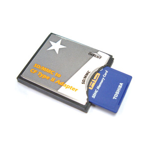 SD Card to CompactFlash Card Adaptor