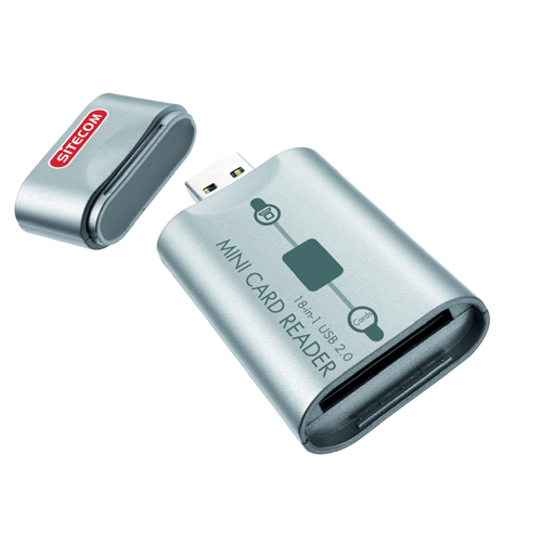 With this USB 2.0 Card Reader you can effortlessly read and write data to the computer from all exis