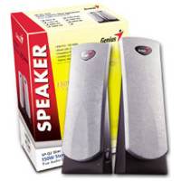 SP-Q2 Slim 150W PMPO Speaker (Black & Silver)