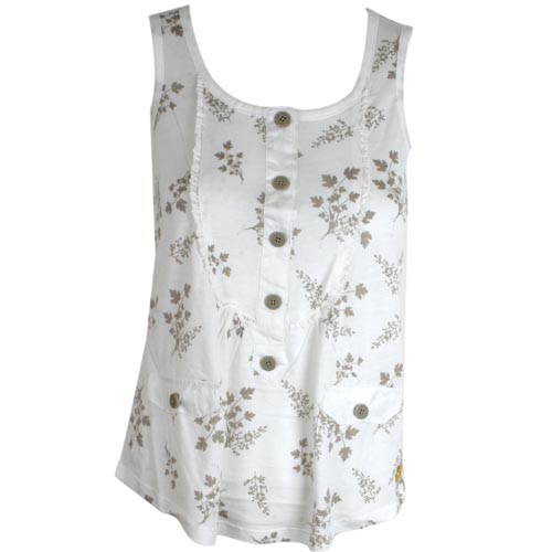Ladies Gentle Fawn Partner Top Off White