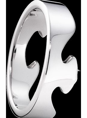 18ct White Gold Fusion End Ring -