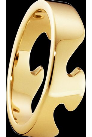 Georg Jensen 18ct Yellow Gold Fusion End Ring -