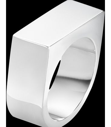 Silver Aria Wide Ring - Ring Size