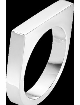 Georg Jensen Silver Silm Aria Ring - Ring Size