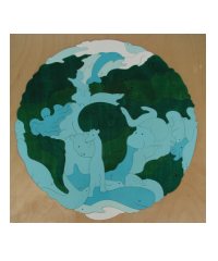 Wooden Puzzle - Animal Map of the Wild World