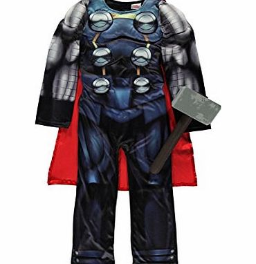 George Marvel Disney Thor with Hammer fancy dress BNWT 3-4yrs Boys Avengers Costume Made by George