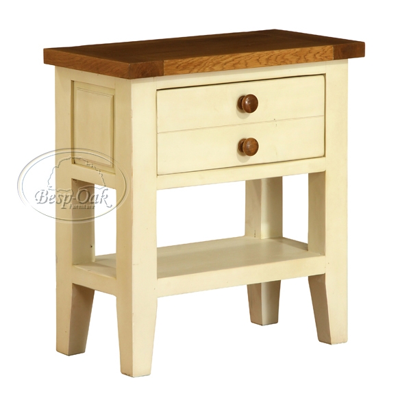 Painted Small 1 Drawer Console Table -