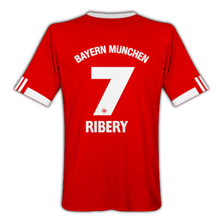 Adidas 09-10 Bayern Munich home (Ribery 7)