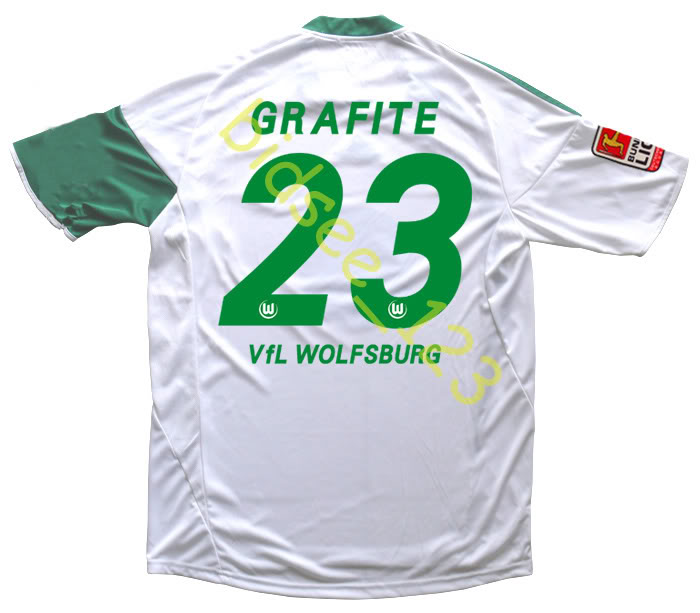 German teams Adidas 09-10 Wolfsburg home (Grafite 23)