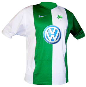 German teams Nike 06-07 Wolfsburg home