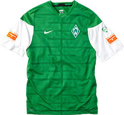 German teams Nike 09-10 Werder Bremen Training shirt (Green)