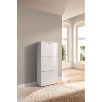 Germania Fame Shoe Cabinet in White High Gloss