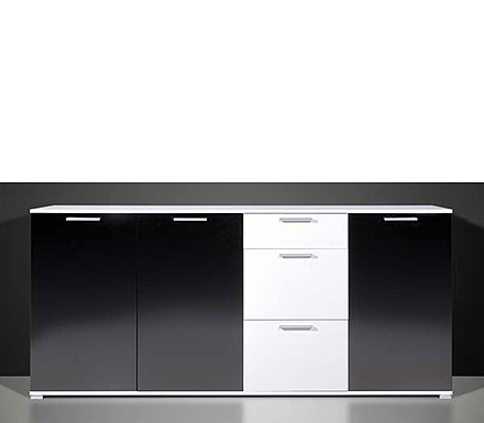 Lola Sideboard in Black and White