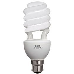 get Energy Saver Bulbs Spiral 25w BC