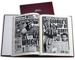 Arsenal Personalised Football Book