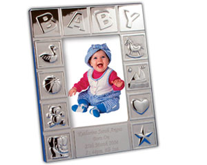 Getting Personal Engraved Baby Photo Frame