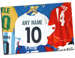 Getting Personal Personalised Picture - Football Shirts