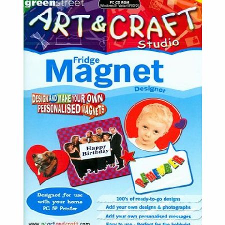 GetWise Art And Craft Studio Fridge Magnet Pc Cd Rom