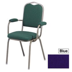 ggi Executive Banquet Chair With Arms Blue