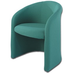 Fabric Tub Chair Green