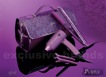 limited edition ghd purple gift set