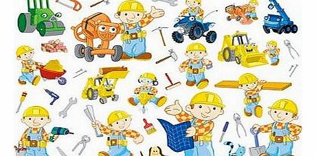 Gialamas Bob the Builder Wall Stickers 35 Pieces