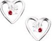 Giani Beloved Swarovski Crystal Heart Earrings