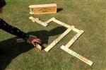 Giant Dominoes: Each domino measures 13 1/2cm x 7cm x 2c
