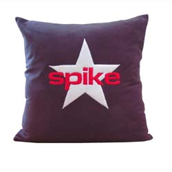 Personalised Appliqued Cushion Navy Blue