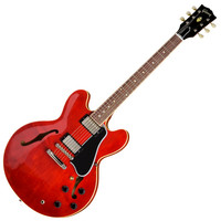 ES-335 Dot Plain Top Electric Guitar Cherry