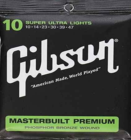 Gibson Masterbuilt Premium Phosphor Bronze 010-047