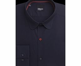 Gibson Navy Shirt With Penny Round Collar 145 Navy