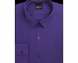 Gibson Plain Purple Shirt 155 Purple