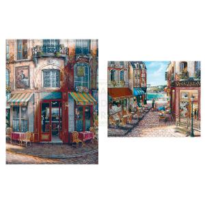 Gibson s 2 x 500 Piece Jigsaw Puzzles The Old Town