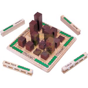Gibson s Cityscape Wooden Game