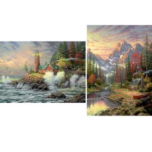 s Courage and The Good Life 2 x 1000 Piece Jigsaw Puzzles